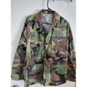 US ARMY BDU Jacket Woodland Camo Medium